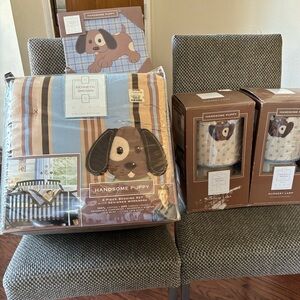 Kenneth Brown Handsome Puppy Nursery Set